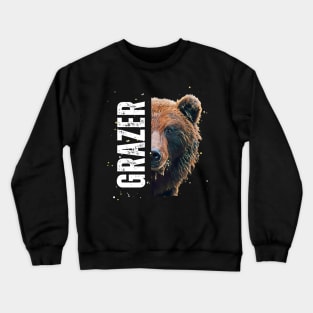 Bear Grazer A Fearless Bear Mama Crewneck Sweatshirt